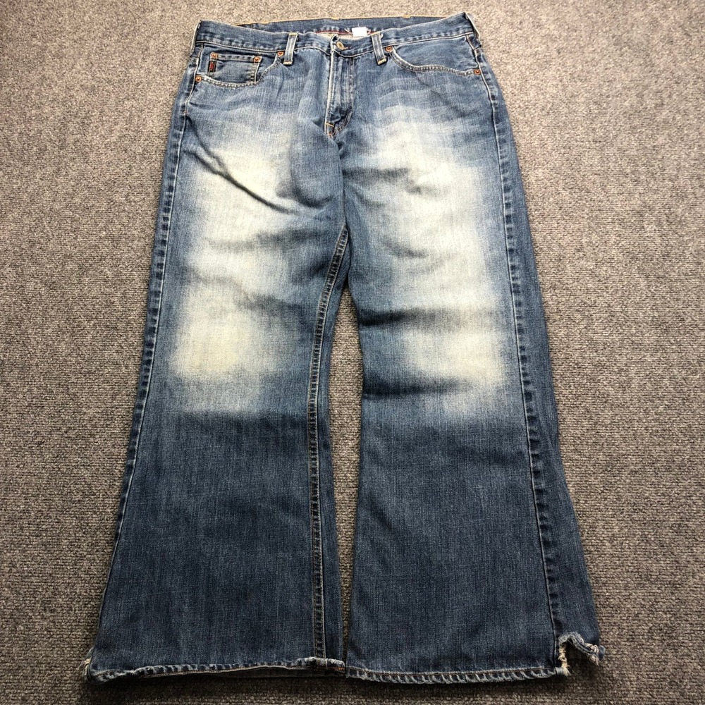 Abercrombie & Fitch 1892 Vintage Flare Leg Jeans Mens 36x32 Blue Denim USA Made